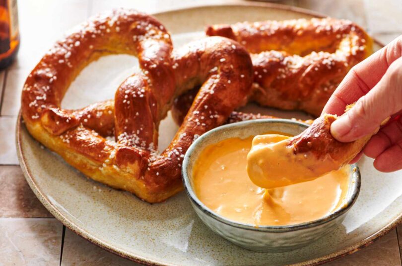 Pretzels with Beer Cheese Dip